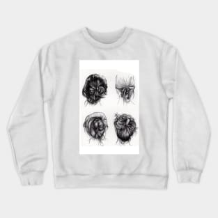 Hair illustration Crewneck Sweatshirt